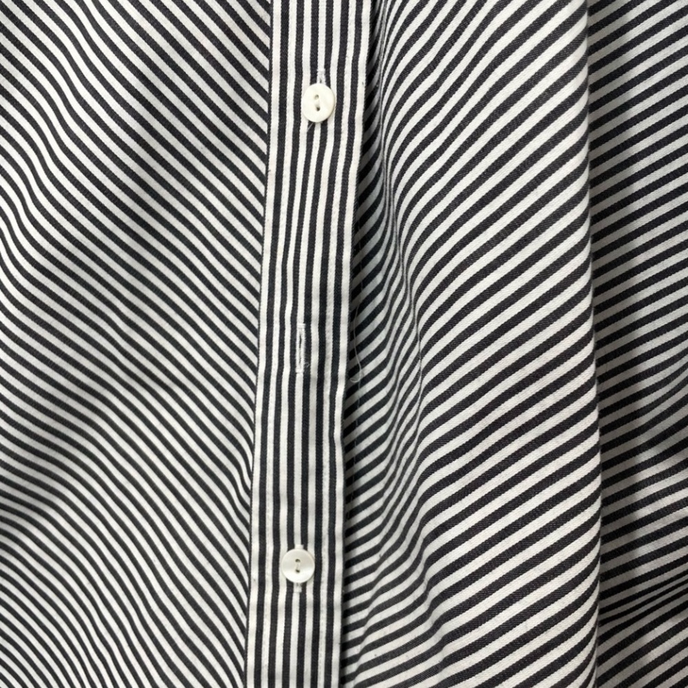 Foxcroft Striped Shaped Fit Wrinkle Free Button Up - Picture 9 of 9